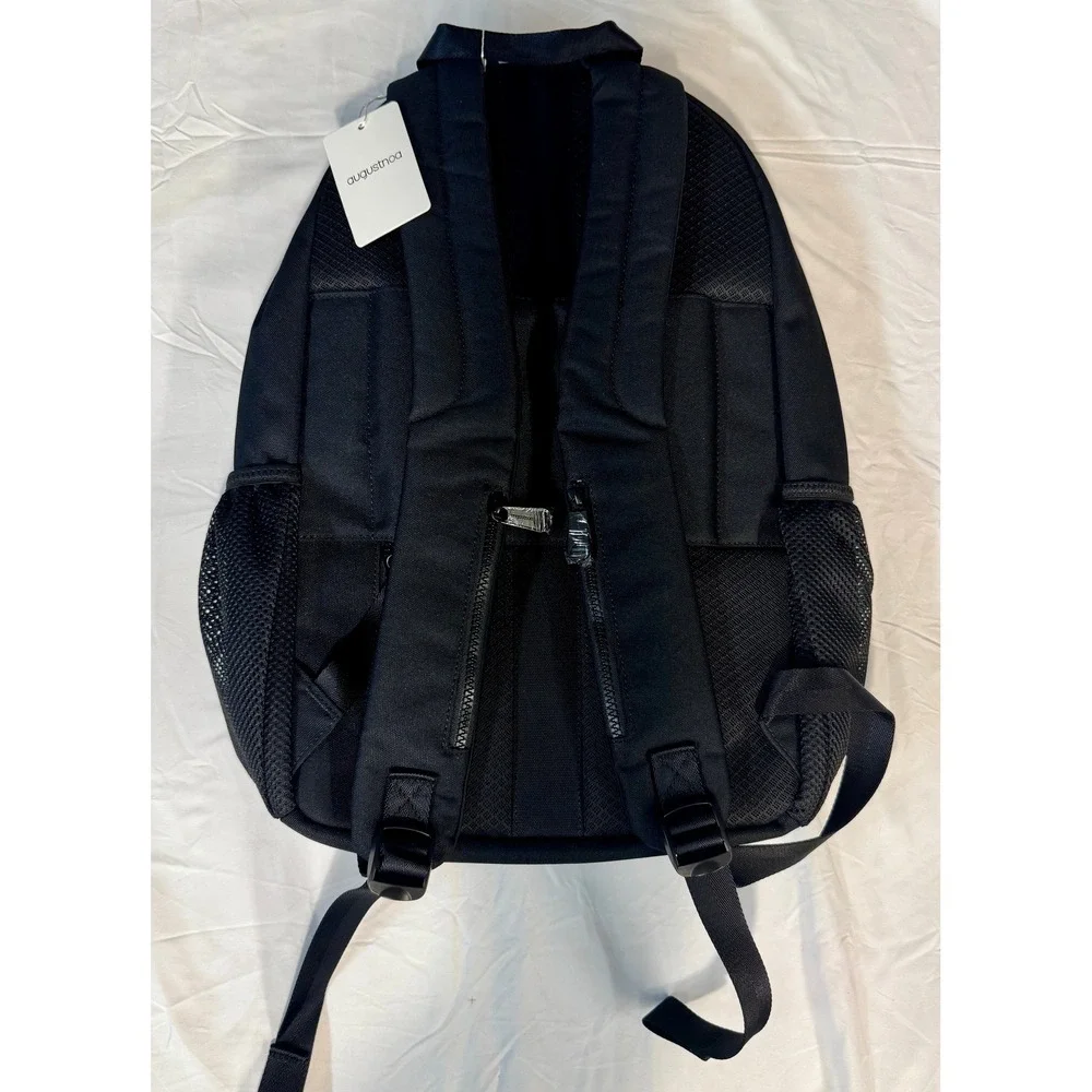 Augustnoa Black Recycled Water Bottle Laptop Backpack with Dust Bag NWT Amazon.com: augustnoa Classic Noa Backpack | Fits 17 main image 2